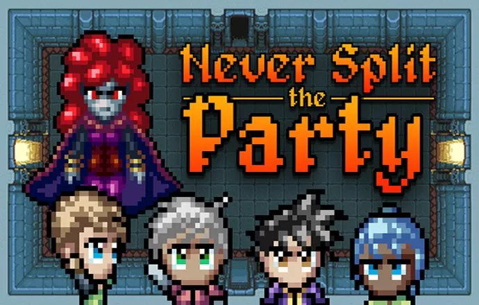 Never Split the Party - играть онлайн. Обзор. Игры рогалики