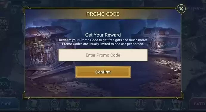 Как использовать коды RAID Shadow Legends