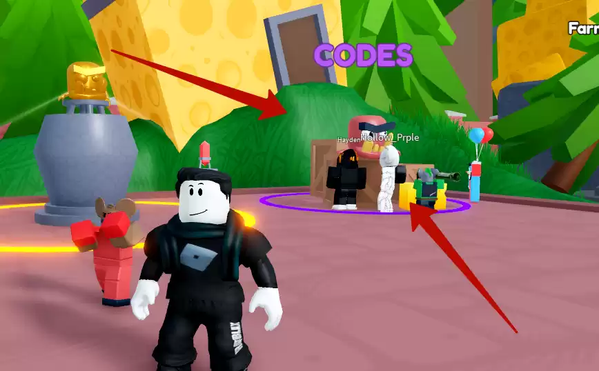Куда вводить коды Cheese Tower Defense?