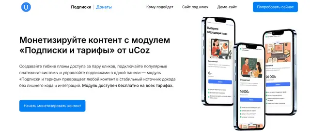 Подписки и донаты