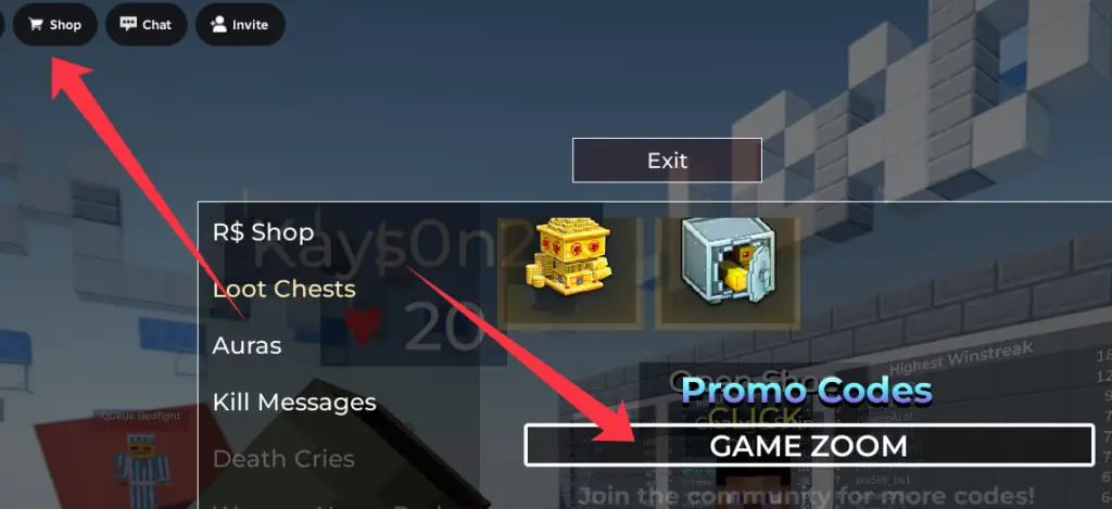 Куда вводить 1.8 Arena коды?