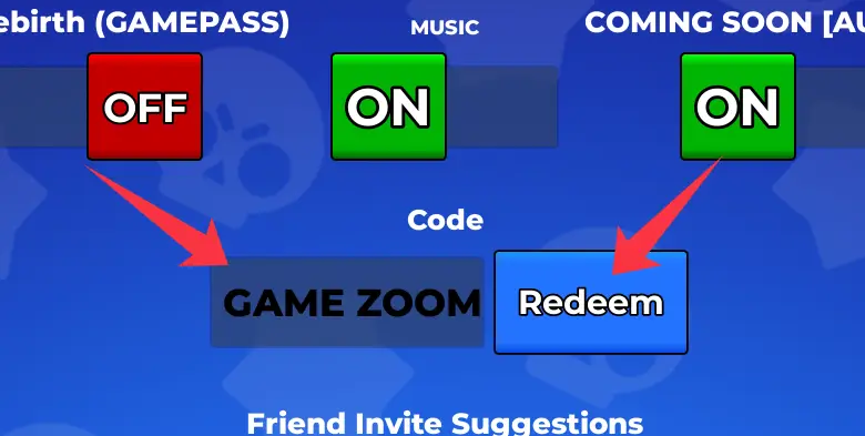 Куда вводить Brawl RNG коды?