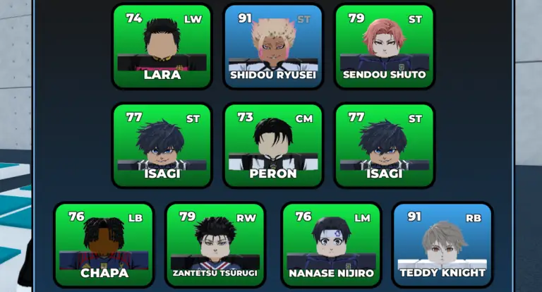 Build A Blue Lock Squad коды (Build A Blue Lock Squad Codes)