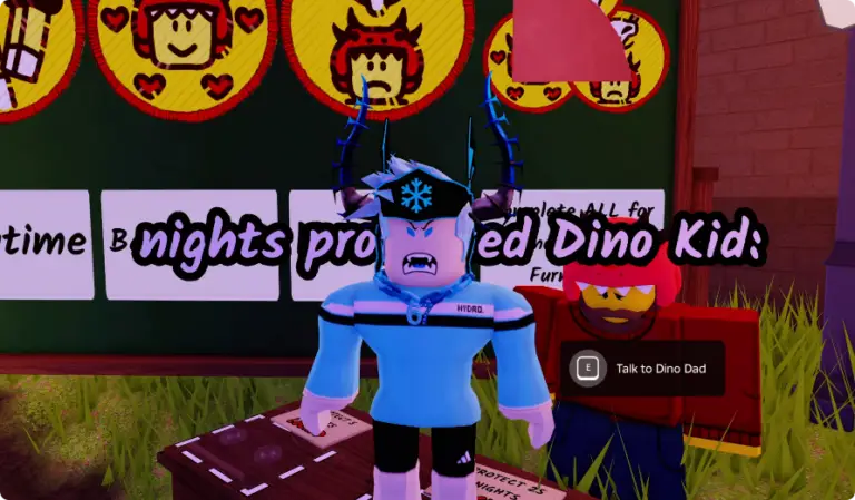 Гайд по ивенту Dino Kid в 99 Nights in the Forest (Обновление для детей динозавров)