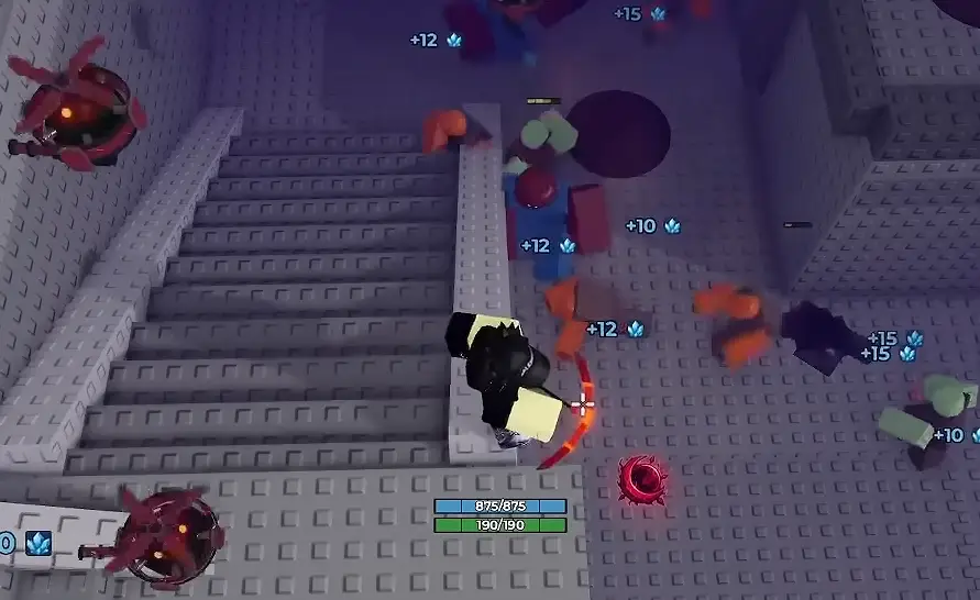 Фарм кровавых осколков в Survive Zombie Arena