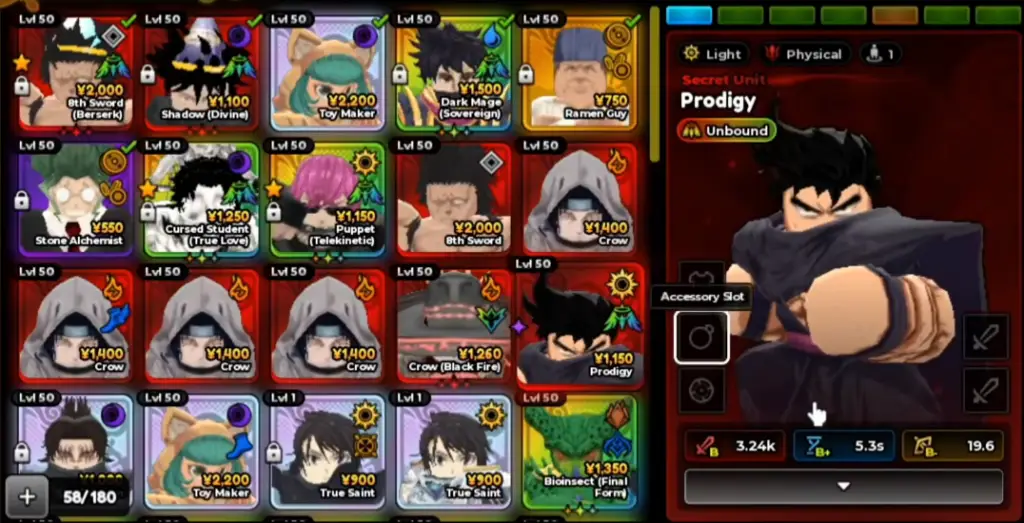 Гайд на Secret Gohan (Prodigy) в Anime Expeditions