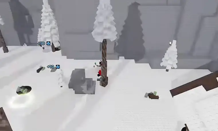 Глитч на карту Tundra в Survive Zombie Arena лучший способ фарма