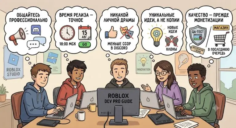 Как девам Roblox стать про студиями 5 главных правил