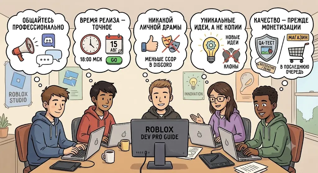Как девам Roblox стать про студиями 5 главных правил