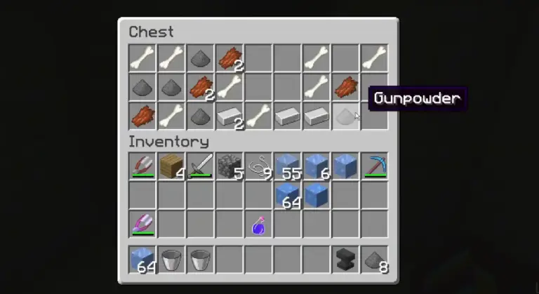 Как получить порох в Minecraft Все способы добычи и крафта