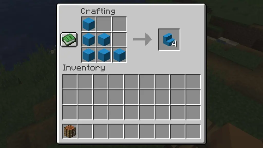 Как сделать бетонные ступени в Minecraft