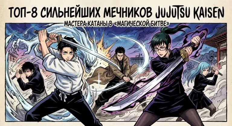 Сильнейшие мечники Jujutsu Kaisen топ владельцев катаны в «Магической битве»