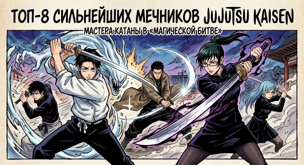 Сильнейшие мечники Jujutsu Kaisen топ владельцев катаны в «Магической битве»