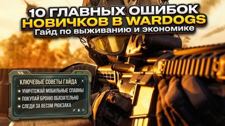 10 главных ошибок новичков в Wardogs, которые стоят вам победы