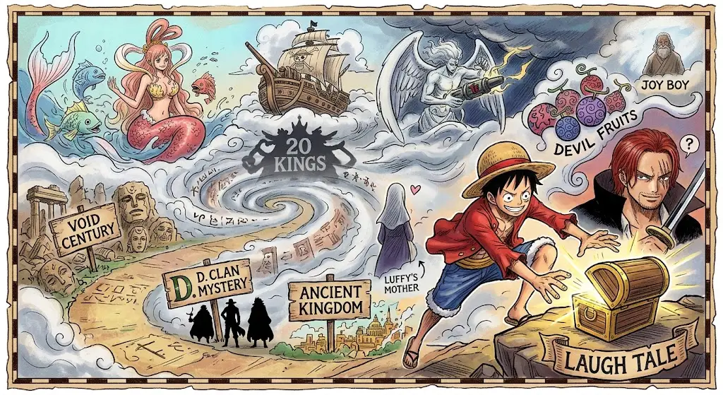 9 главных тайн One Piece, ответы на которые мы получим в финальной саге