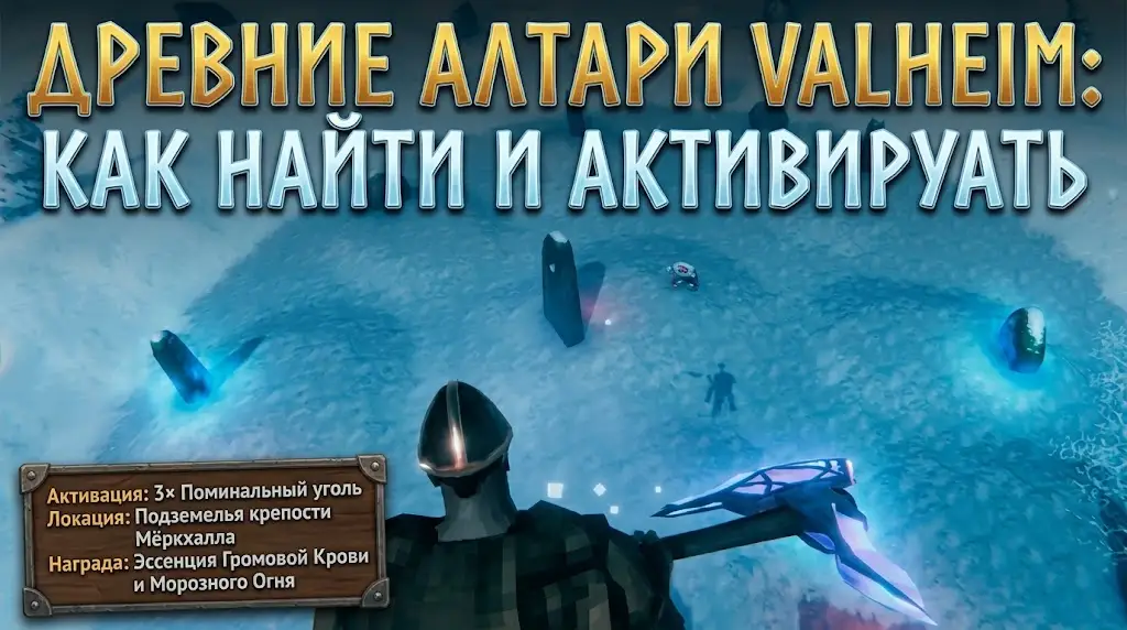 Древние алтари в Valheim где найти и как активировать в Дальнем Севере