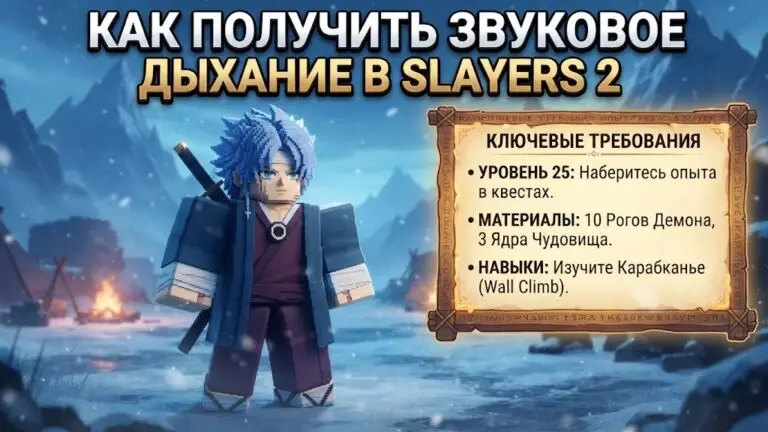 Экспертный гайд как получить Звуковое дыхание в Slayers 2