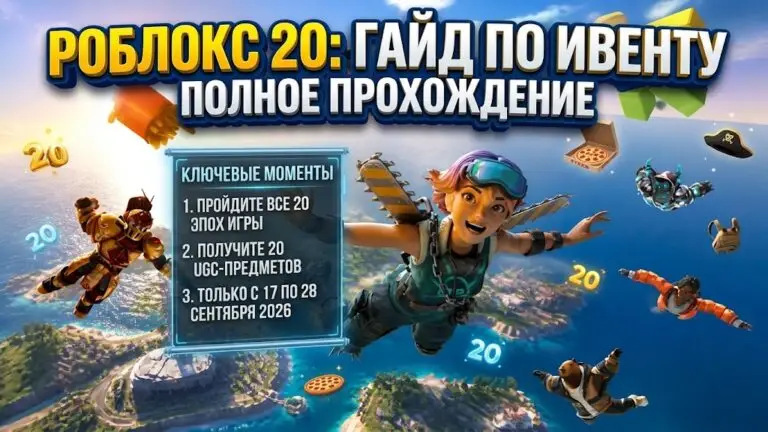 Гайд по ивенту The Hunt Roblox 20 — как пройти все эпохи и забрать 20 UGC предметов