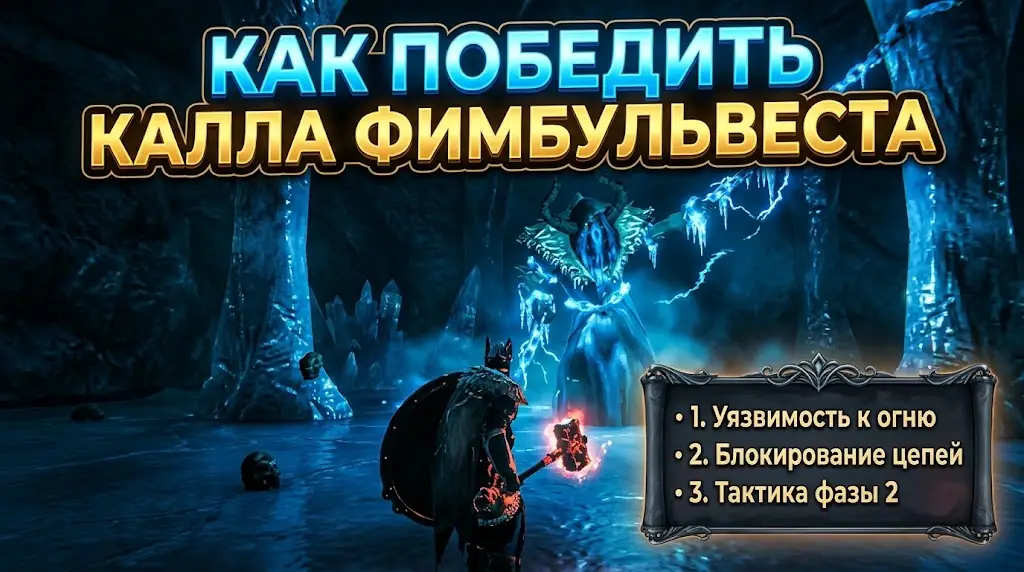 Гайд Valheim Как призвать и победить Калла Фимбульвеста в Глубоком Севере