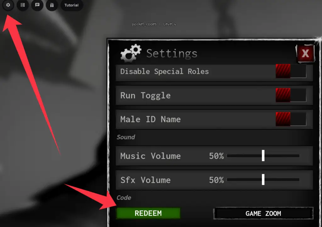 How to redeem codes in BloxNote