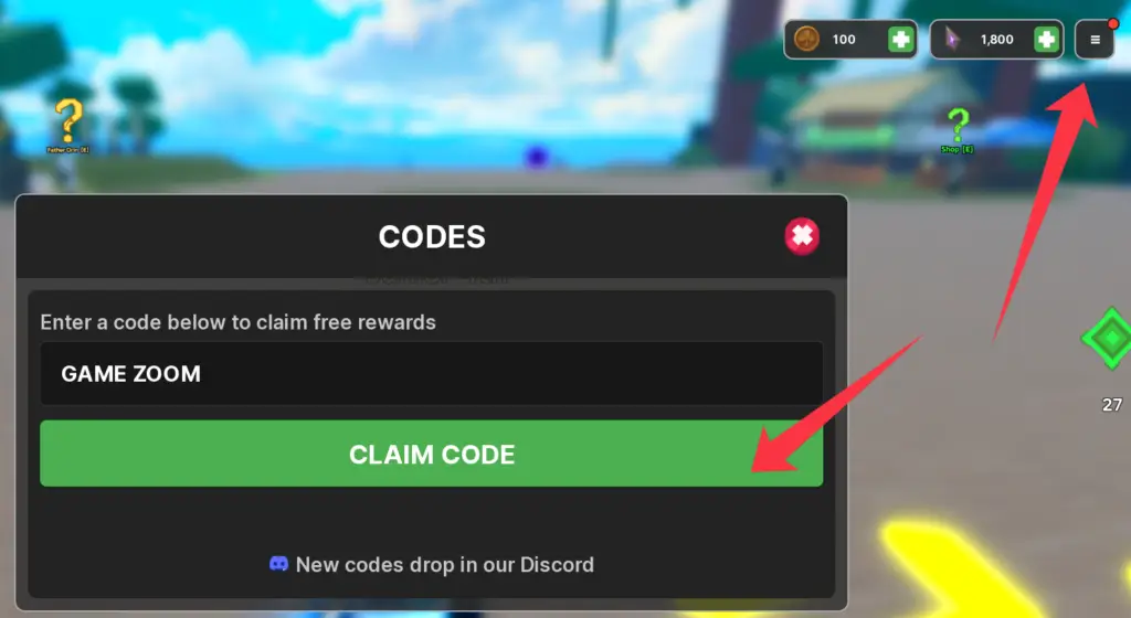 How to redeem codes in Clover Legends