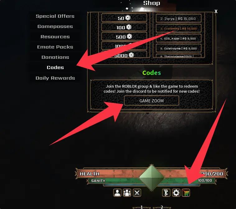 How to Redeem Codes in The Veil