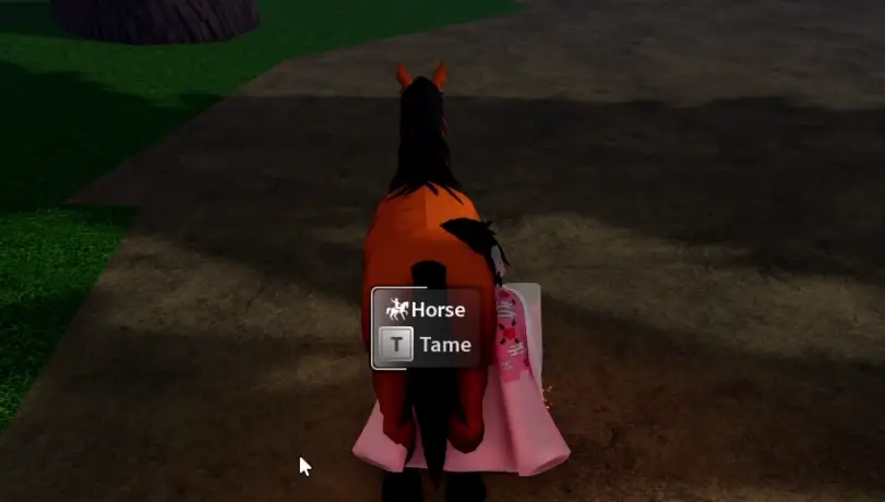 Как приручить лошадь в Slayers 2 Roblox где искать и мини игра