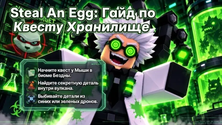 Как пройти квест Украденное хранилище в Steal An Egg гайд по поиску всех частей