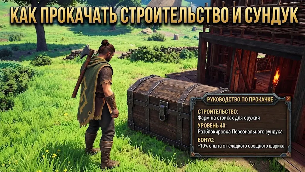 Как прокачать Строительство в RuneScape Dragonwilds и разблокировать Персональный сундук