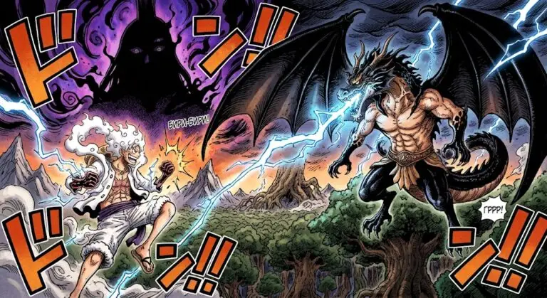 Локи раскрыл гибридную форму Нидхёгга в 1193 главе One Piece