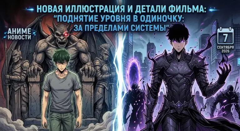 Новая иллюстрация Сон Джинву и детали фильма «Поднятие уровня в одиночку За пределами системы»