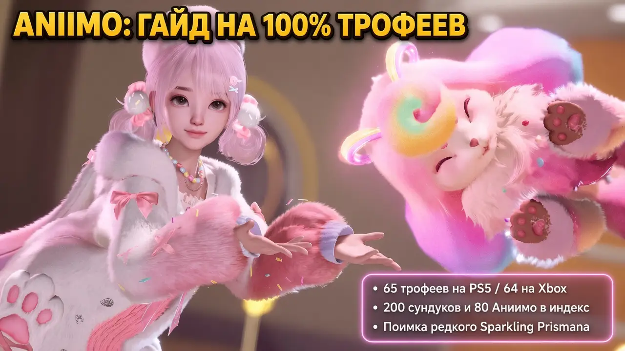 Полный список достижений и трофеев Aniimo как получить 100%