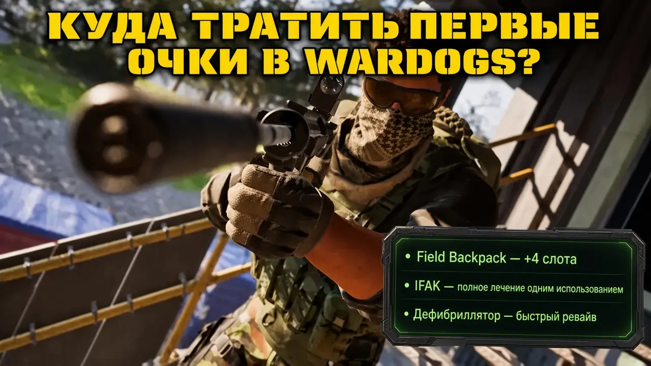 Приоритетные разблокировки в Wardogs куда тратить первые очки