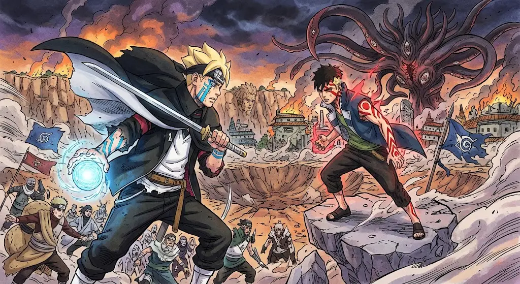 Пятая Великая Война Шиноби Почему мир Boruto находится на грани уничтожения