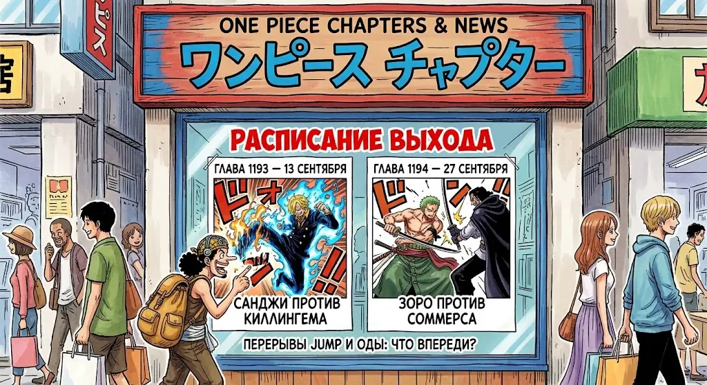 Расписание выхода One Piece причины перерывов и что ждёт арку Эльбаф