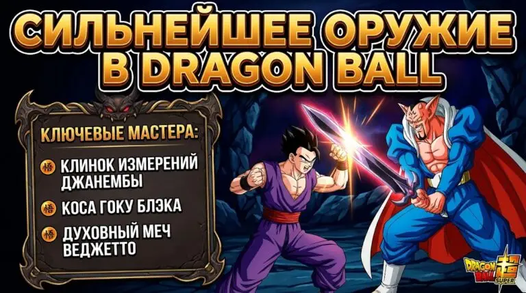 Самое смертоносное оружие в Dragon Ball топ мастеров клинка и посоха