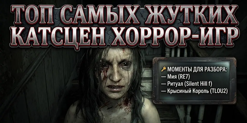Самые страшные катсцены в видеоиграх Рейтинг жутких моментов