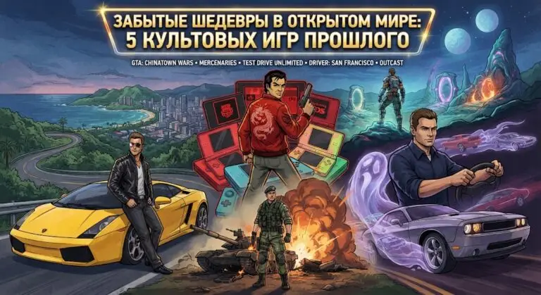 Забытые шедевры в открытом мире 5 культовых игр прошлого, которые незаслуженно забросили