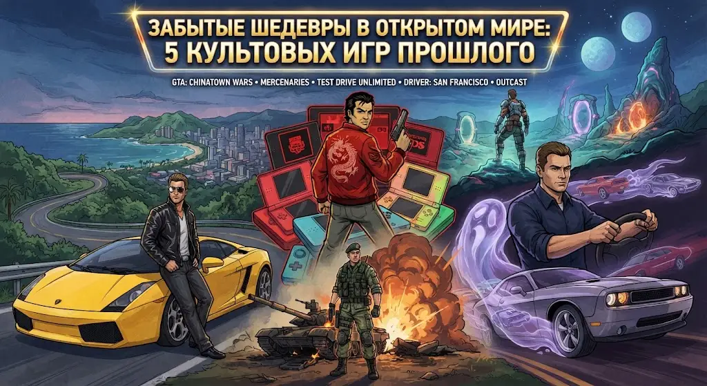 Забытые шедевры в открытом мире 5 культовых игр прошлого, которые незаслуженно забросили