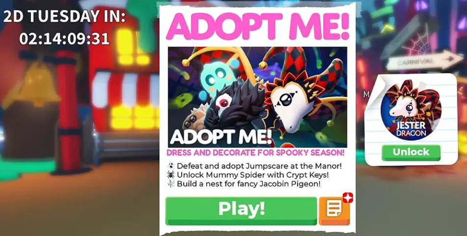 Гайд по Хэллоуину в Adopt Me