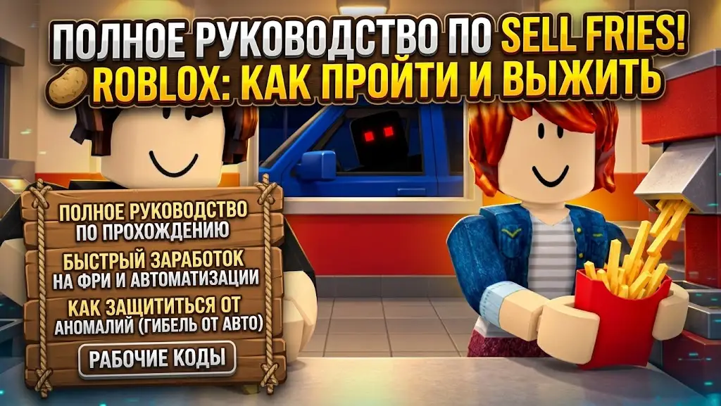Полное руководство по Sell Fries! в Roblox