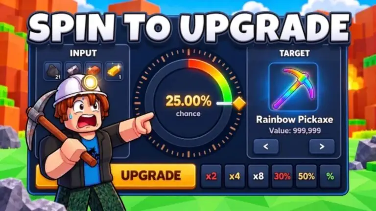 Spin To Upgrade коды