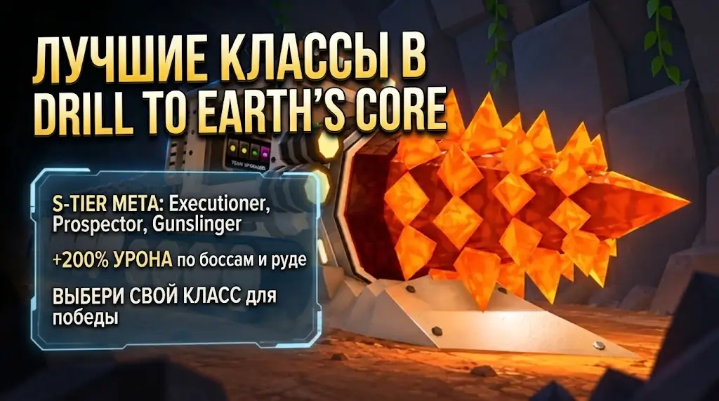 Тир лист классов в Drill to Earth's Core (Roblox) лучшие персонажи